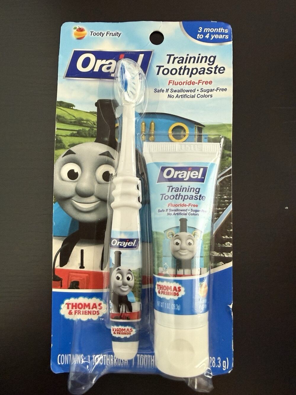 Orajel Thomas & Friends Training Toothpaste Toothbrush Set Sealed Discontinued